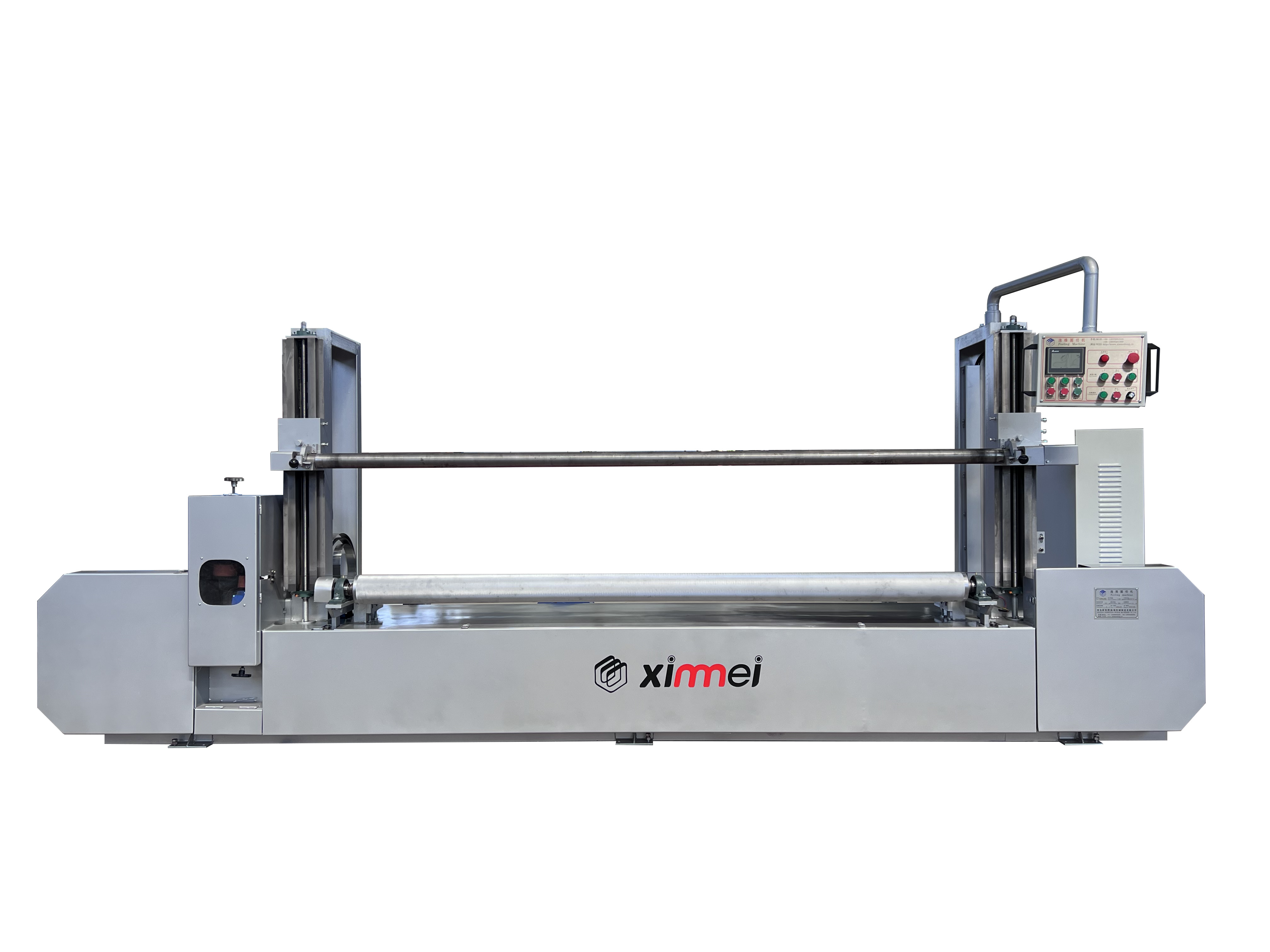 Auto Pu Foam Cutting Machine cylinder foam round peeling auto roll up Machine TDPB-1900