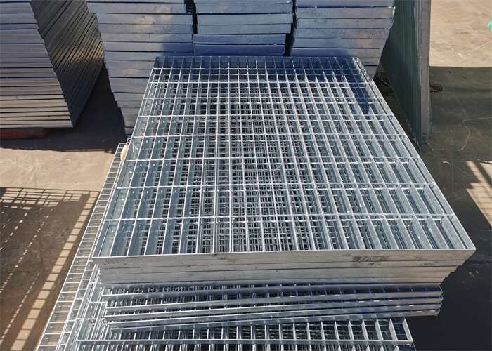 Thickened Hot Dip Galvanized Steel Grating Platform For Parking Lot