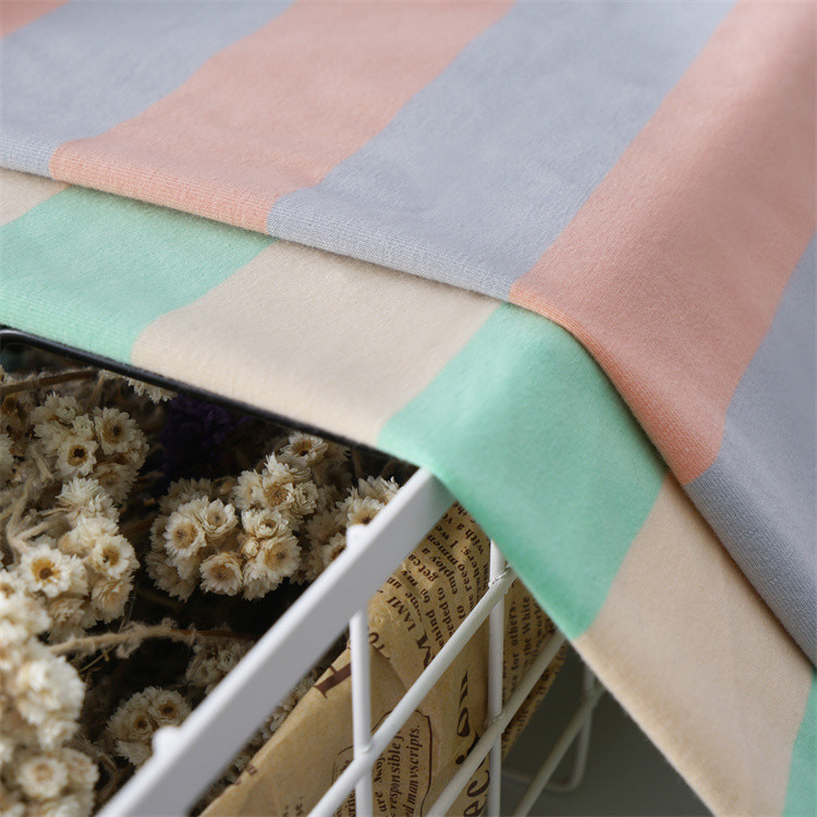 Comfortable And Breathable Skin-Friendly Striped Material Fabric For Casual Wear