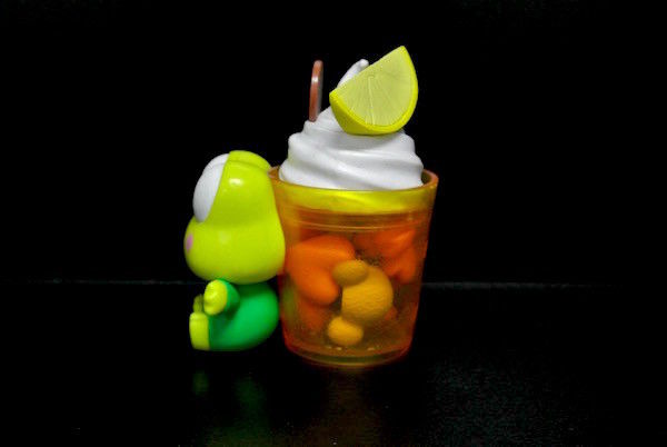 Frog Ice-cream Cup Custom Plastic Toys 80 - 90 Degree Sale In Shop For Children