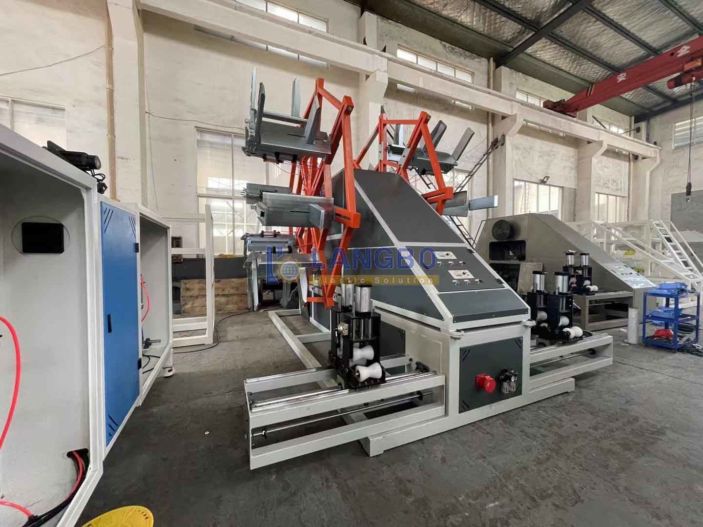 Automatic Pipe Coiler for Smooth Plastic Pipes with Auto Roll Changing