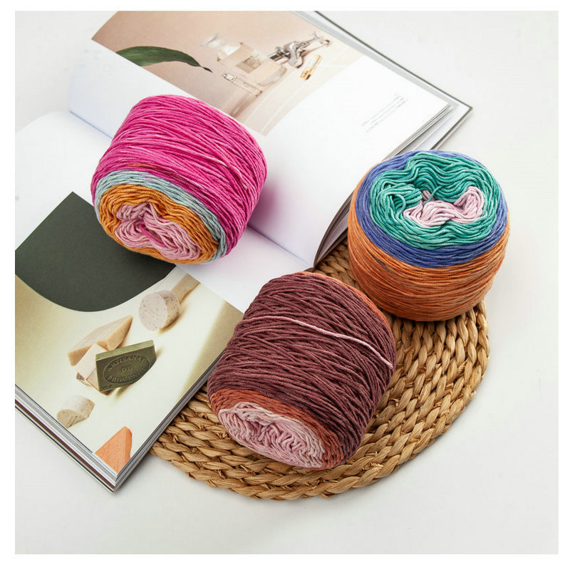 Chunky Cotton Wool Blend Yarn Anti Bacteria Lightweight For Hand Knitting