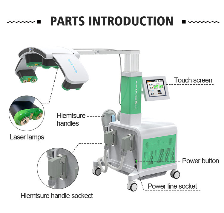800W-3500W Body Sculptor Machine 10D Laser HIEMT Body Sculpt Machine For Tightening / Slimming
