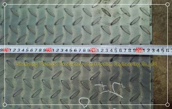 A36 RENTAI safety tread Tangshan hot rolled tear drop checkered plate