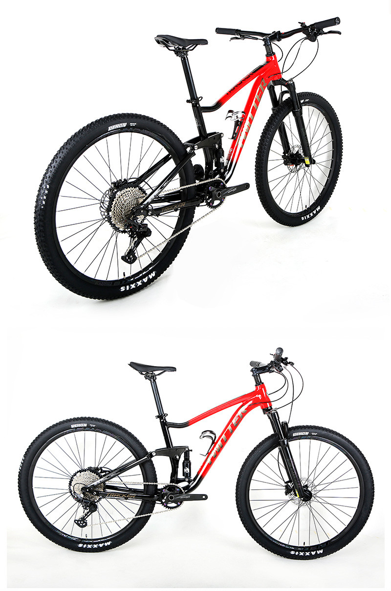 Alloy AL7005 Full Suspension Mountain Bike 27.5" Wheel With SHIMANO Hydraulic Brake