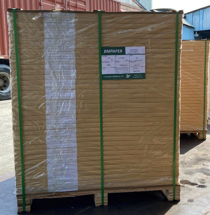 100um 120um Thick PP Synthetic Non Tear Paper Sheet For Offset Printing