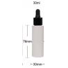 Buy cheap Essential Oil Liquid Serum PET Clear 30ml Plastic Dropper Bottle Personal Care from wholesalers
