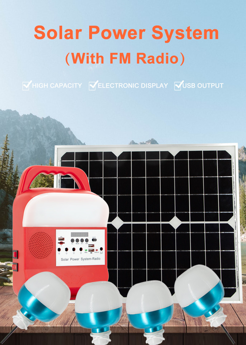 Off Grid Pv Solar Panel Lighting System 240VAC Home Complete Mini Portable