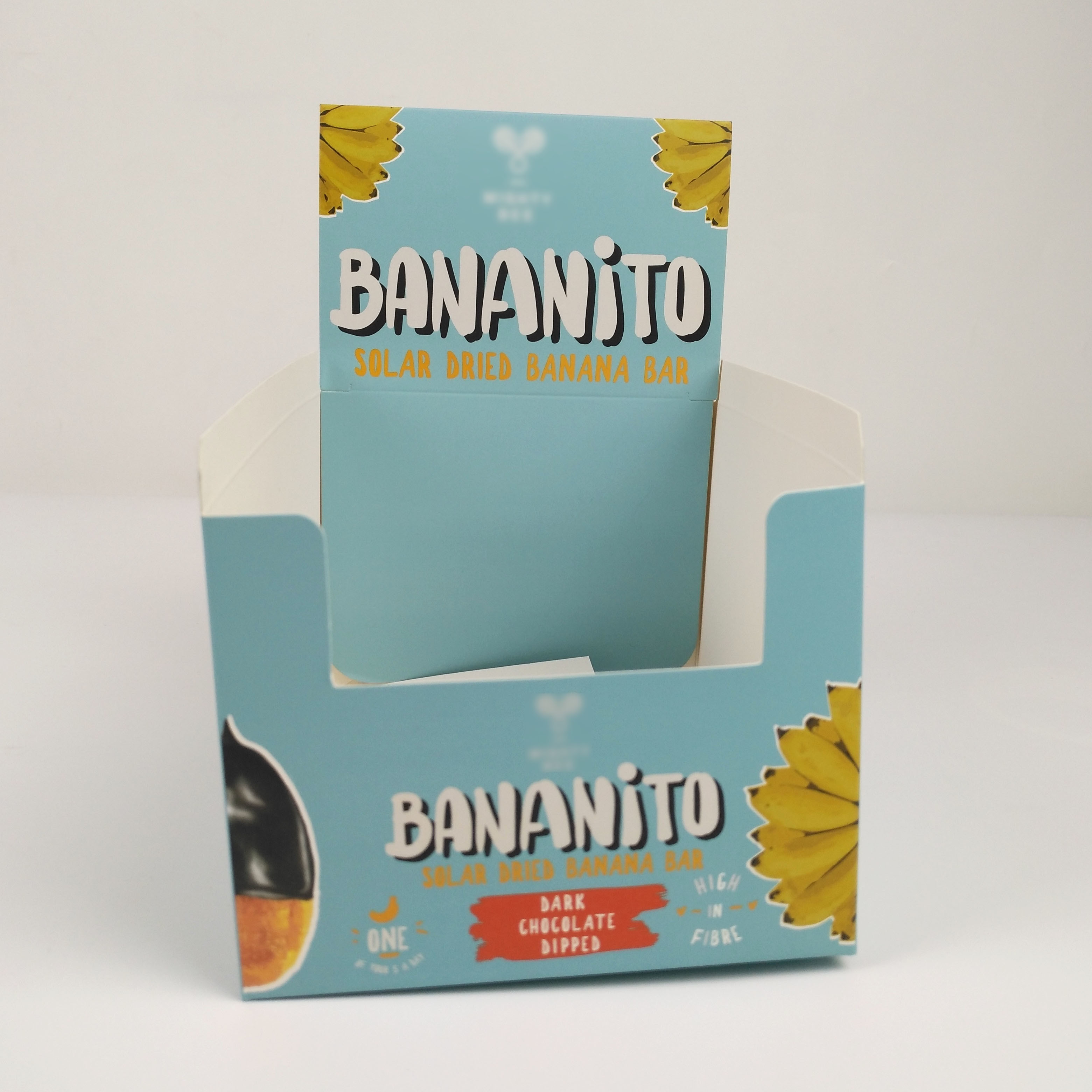 Hot Custom Logo Cardboard Corrugated Counter Display Boxes Custom Logo Printed For Snacks