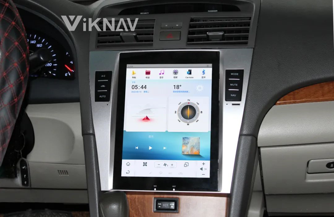 10.4 Inch Android Head Unit For 2006-2011 Toyota Camry Navigation GPS Multimedia DVD Player Wireless Carplay renesas mcu