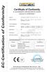 GOMECY LIMITED Certifications