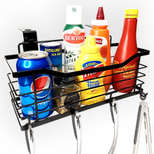 Removable Griddle BBQ Caddy Organizer For All Blackstone 17" 22" 28" 36" Space Saving Storage for Grilling Tools