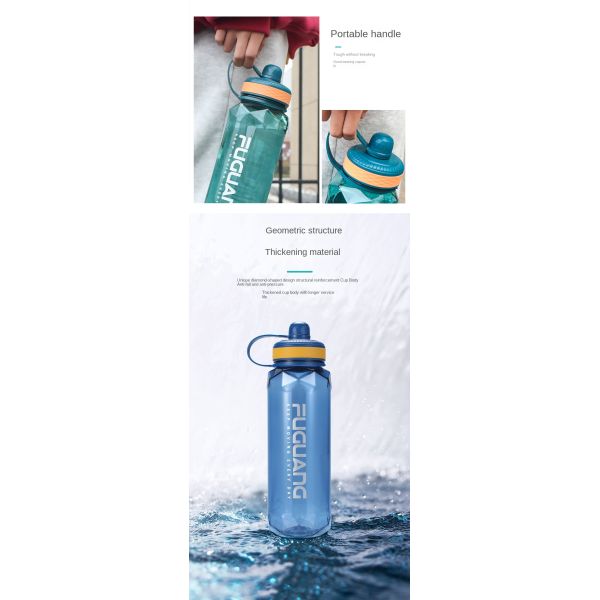 Food Grade No Odor 800ml/1000ml/1400ml/2000ml Water Bottle Bpa Free Plastic Water Bottles High Temperature Resistance Customized Acceptable