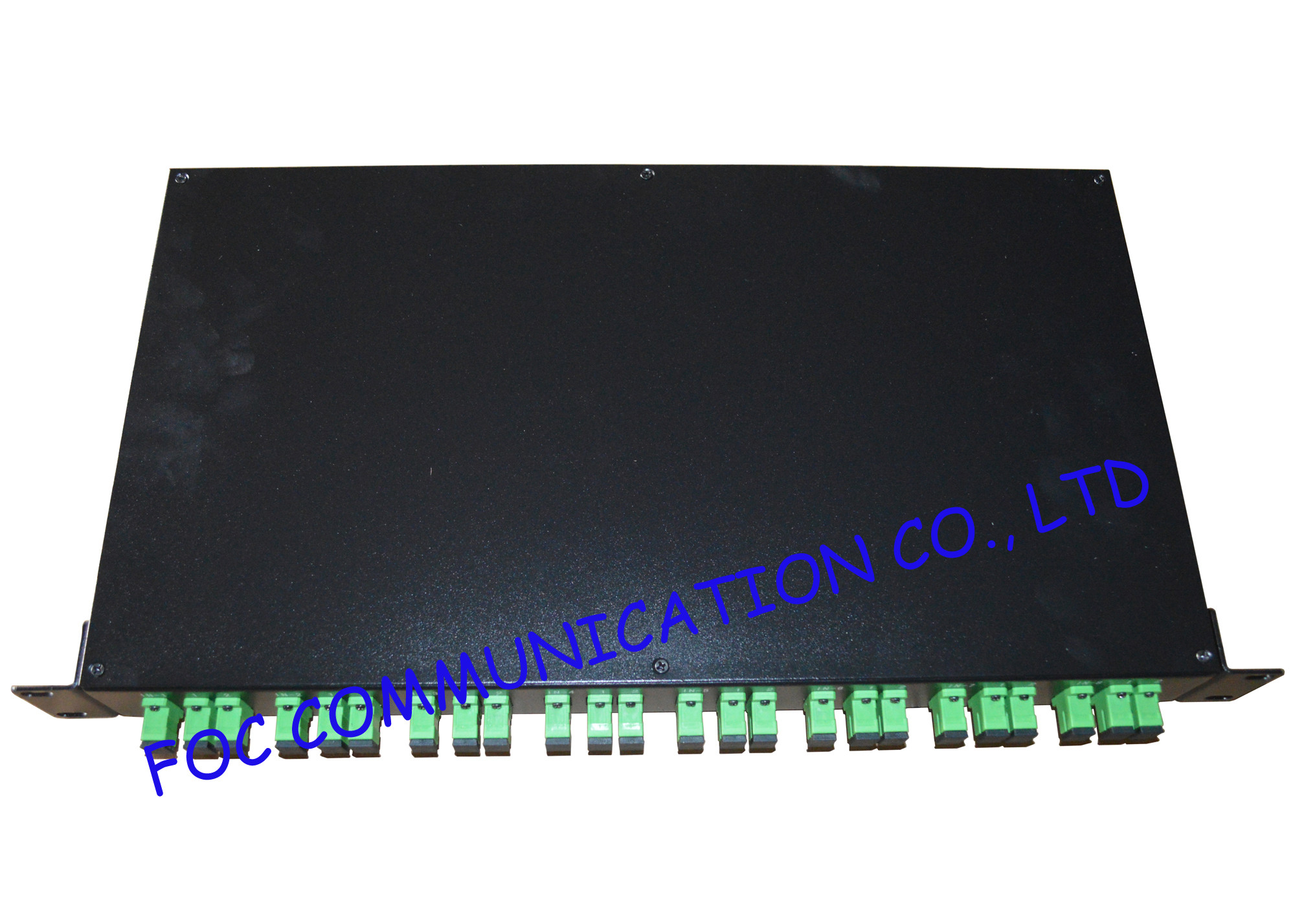 SC / APC Connector Fiber PLC Splitter Low PDL Low Insertion Loss For FTTX