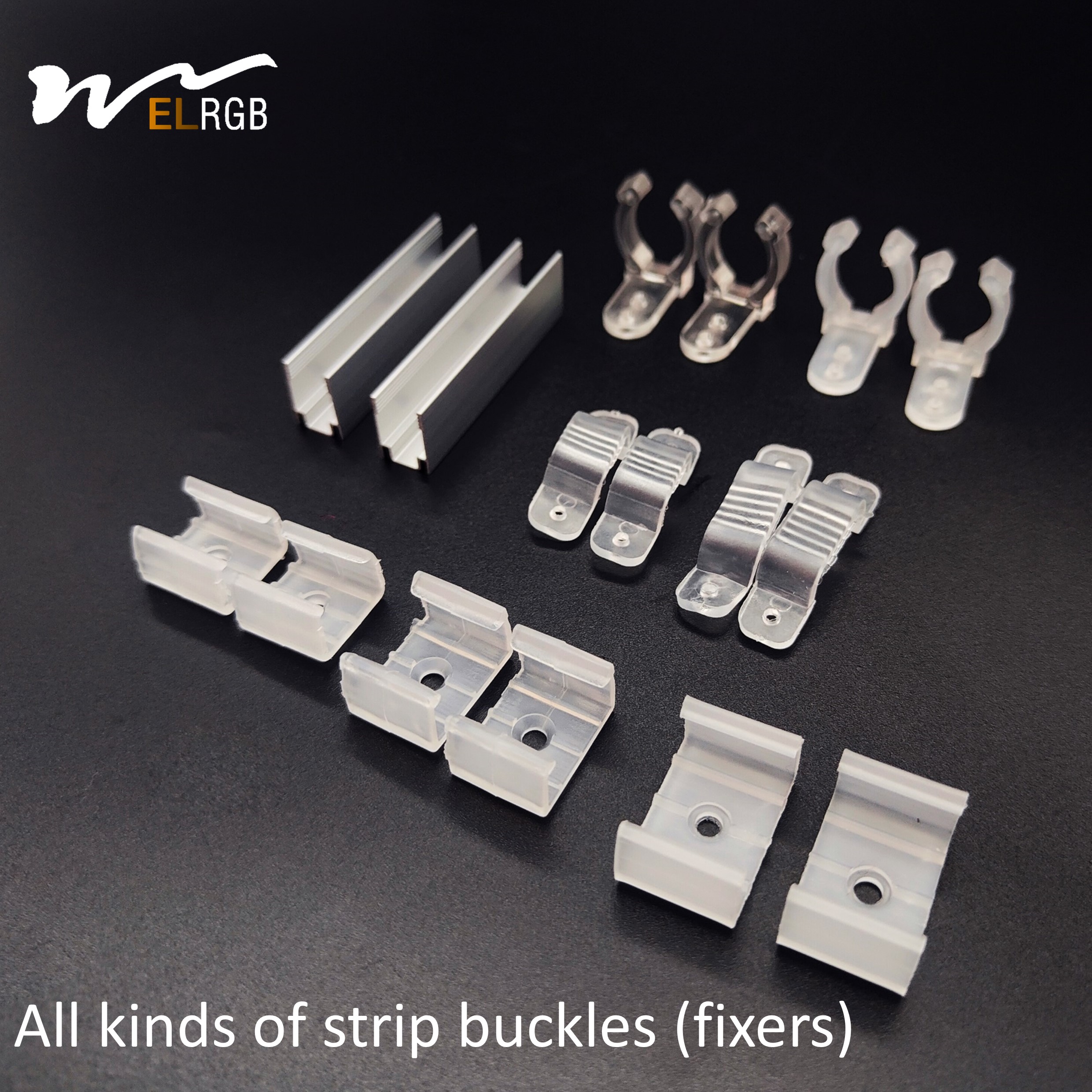 3014 5730 2835 5050 LED Light Strip Buckle Fixer Translucent Product Weight kg 0.01