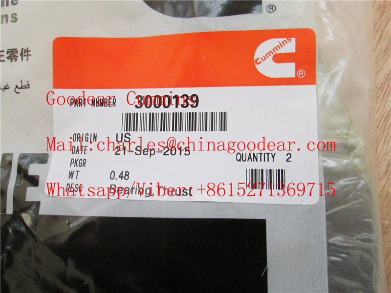 Chongqing k38/k50 diesel engine bearing thrust 3000139