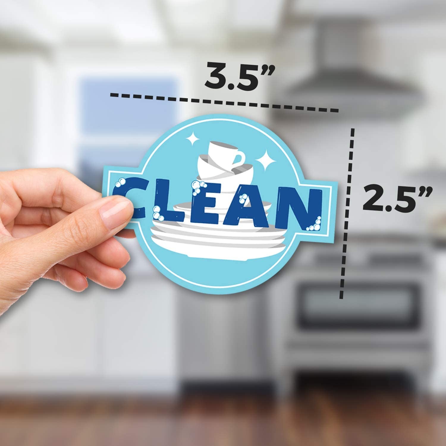 Strong Magnet Kitchen Dirty Dishwasher Clean Sign Double Sided Indicator