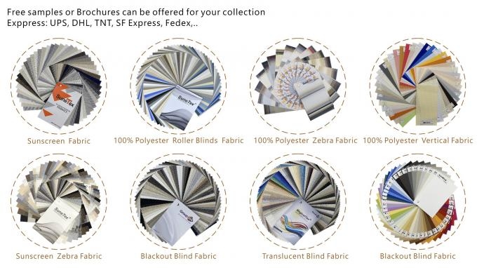 Fireproof And Waterproof White Custom Zebra Fabric For Zebra Shade Blinds 9