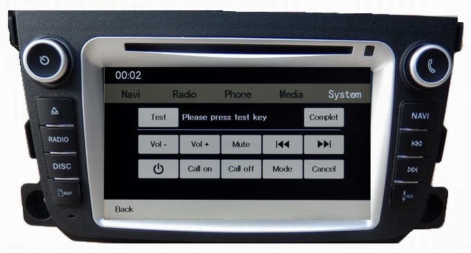 Ouchuangbo Auto DVD System for Mercedes Benz Smart Fortwo 2010-2013 GPS Nav Multimedia Stereo USB iPod TVOCB-1506