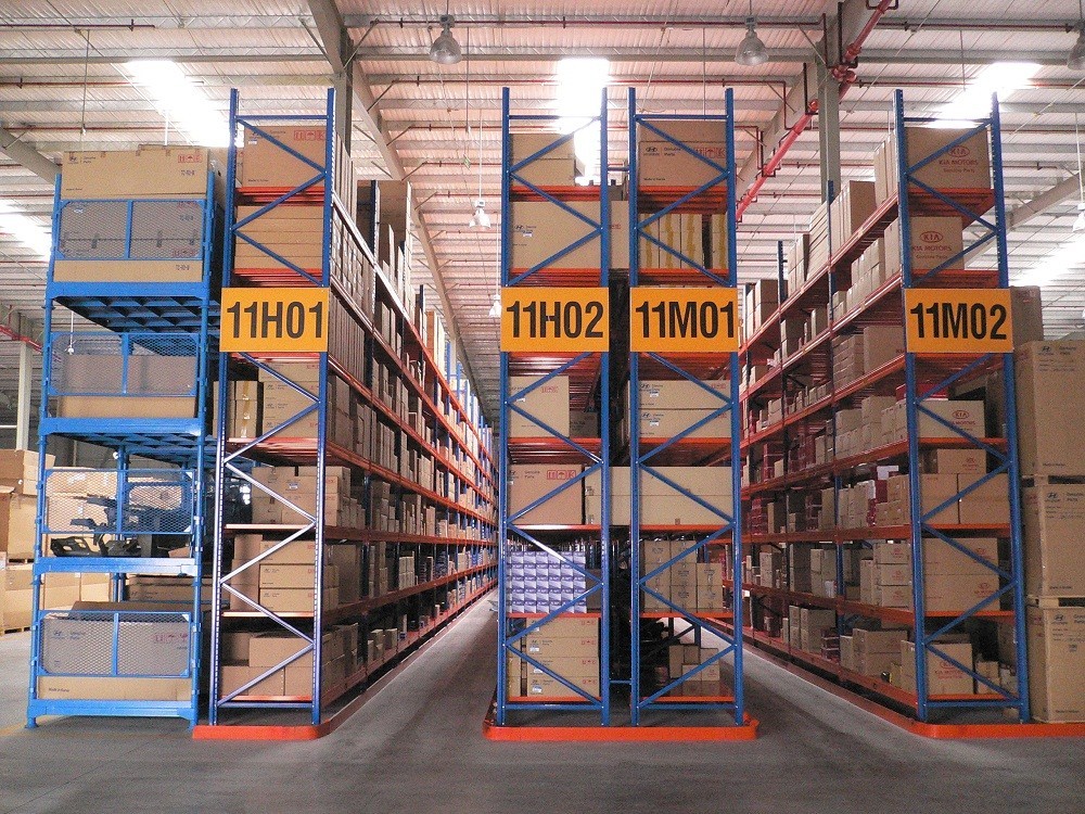 700mm Depth Heavy Duty Storage Racks , 3 T Per Layer Warehouse Pallet Storage Shelves