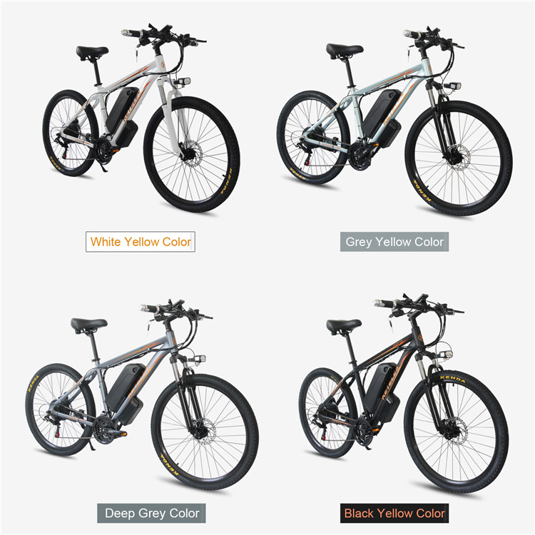 K820 26 Inch Electric Mountain Bike , 40km/H E Bike Mtb Full Suspension