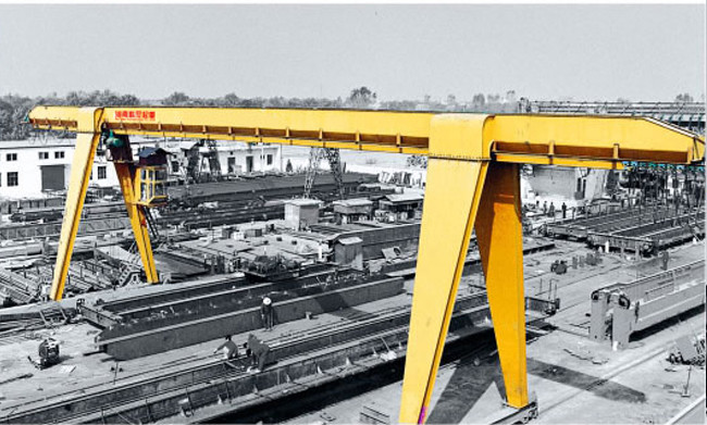 Outdoor Rail Mounted Single Box Girder Mobile Gantry Crane