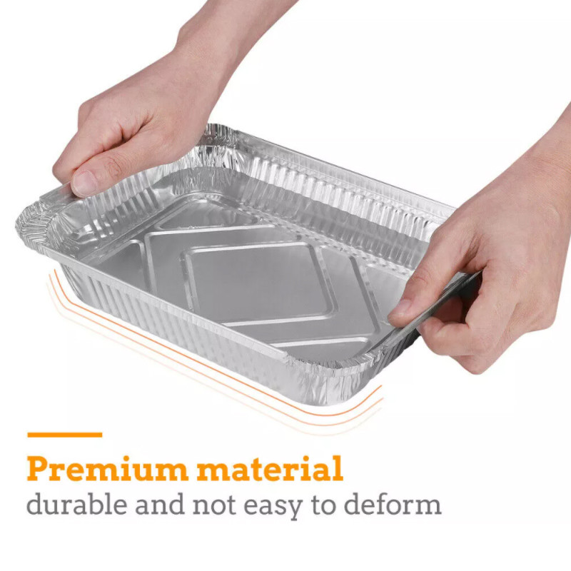 Half Sheet Cake Pan Aluminum Trays 1 2 Sheet Cake Pan Disposable Baking Pan