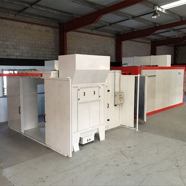 Overhead Conveyor Electrostatic Powder Coating Line For Aluminium Profile