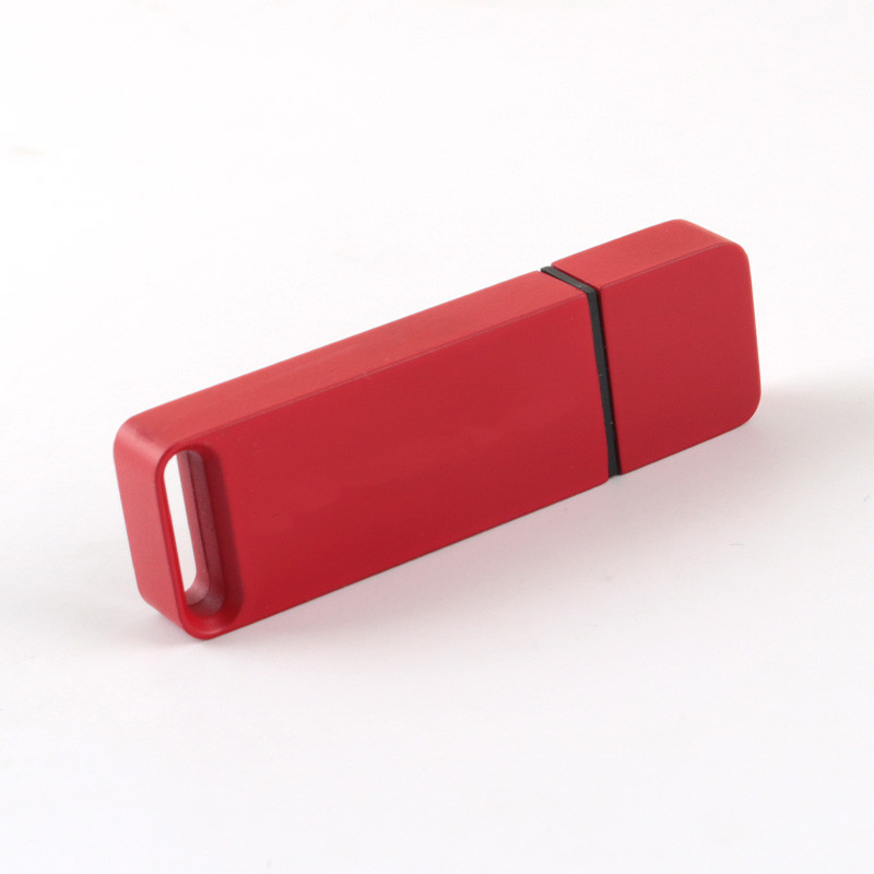 Baking Paint Surface USB 3.0 Flash Drive OEM Body Color And Logo With Red Color