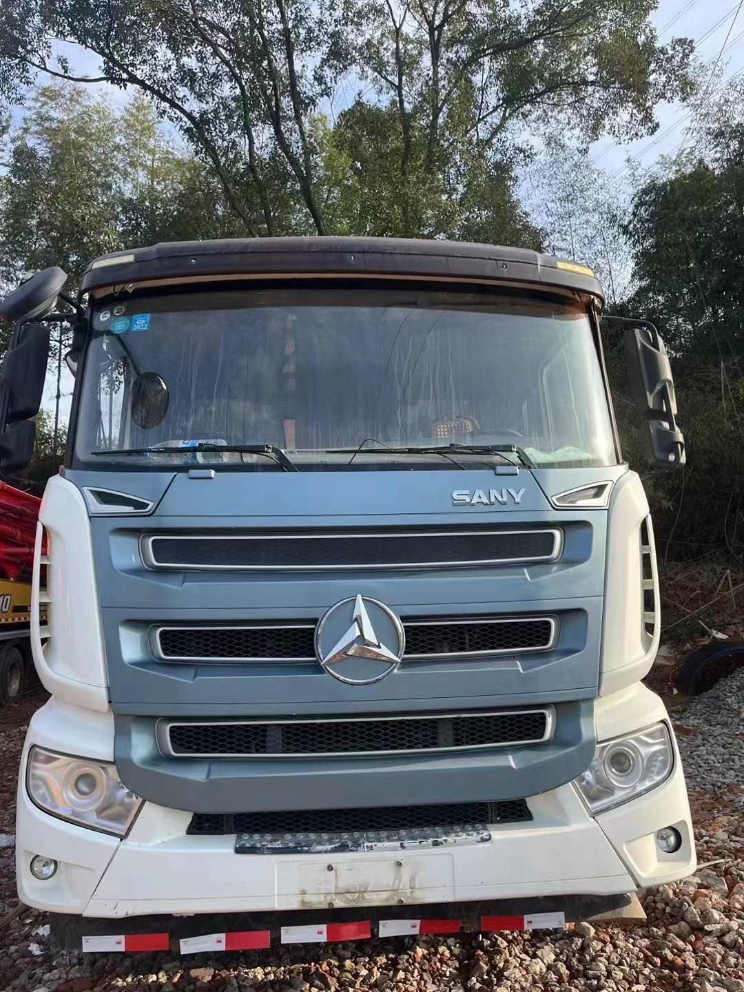 Sany 62m 49M 56M Used Concrete Pump Truck With Large Working Range For Construction Sites