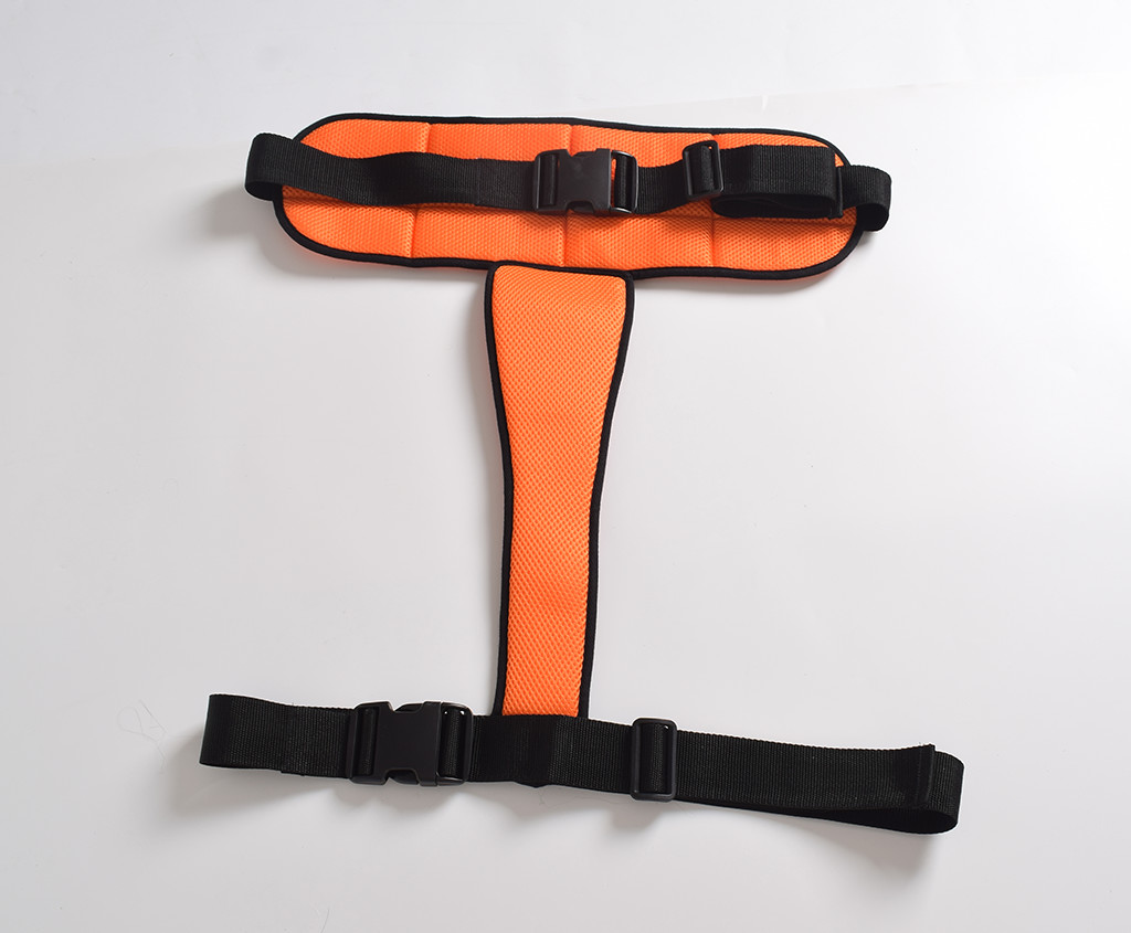 Orange Color Wheelchair Seat Belt Decompression Sponge