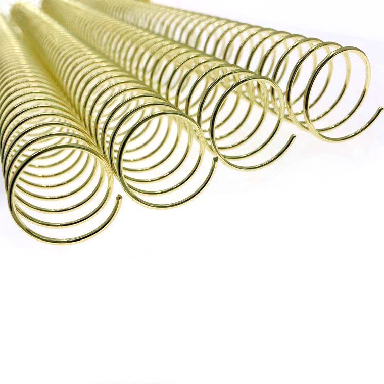 28.6mm Inner Diameter Gold-Plated Volume Book Binding , Used For High-End Notebooks