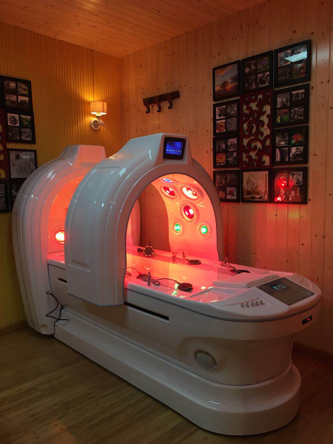 Dry Steam Ozone Massage Infrared Sauna Capsule Photon Treatment Custom