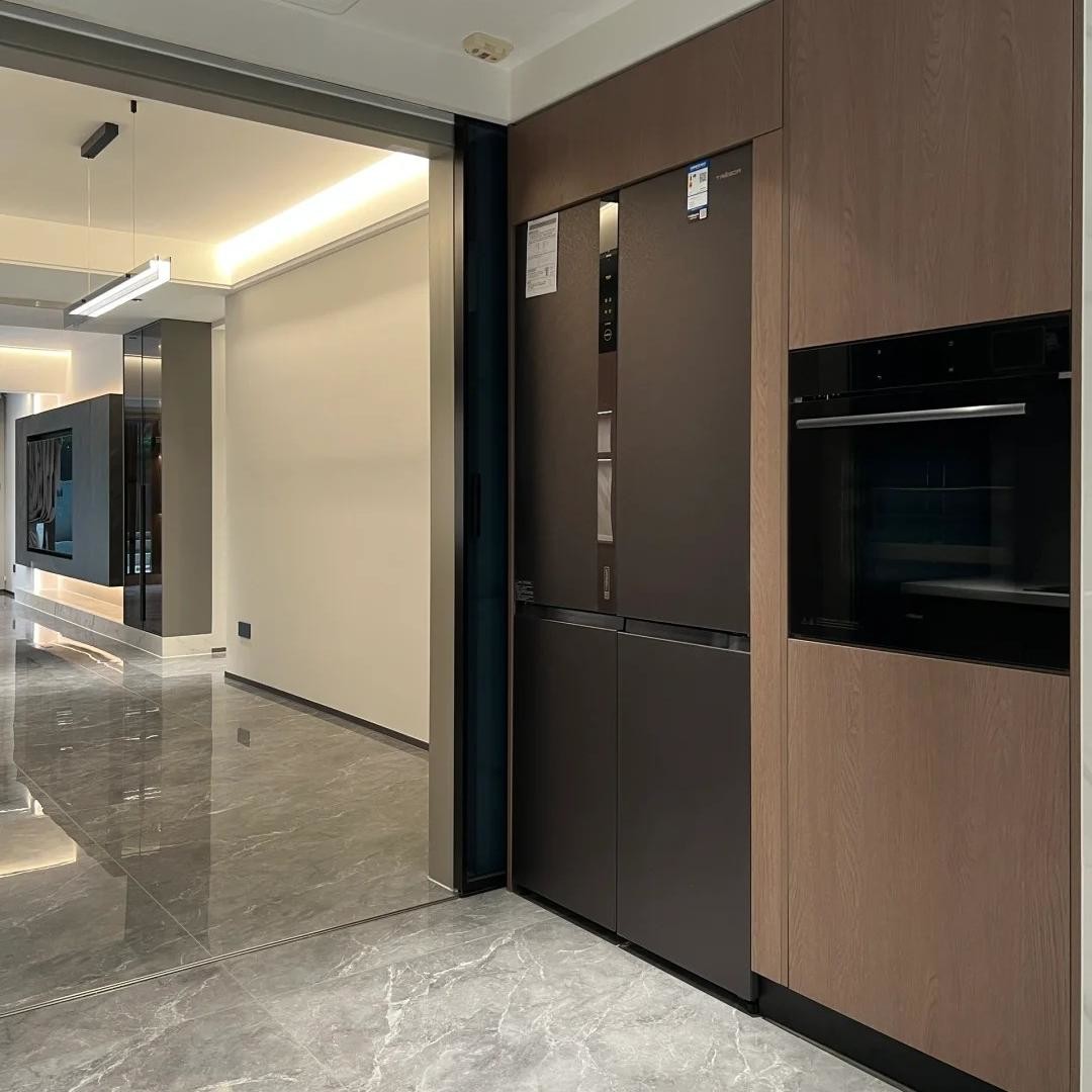 Professional Complete Wooden Veneer Kitchen Design Modern Cupboards For kitchen Cabinet