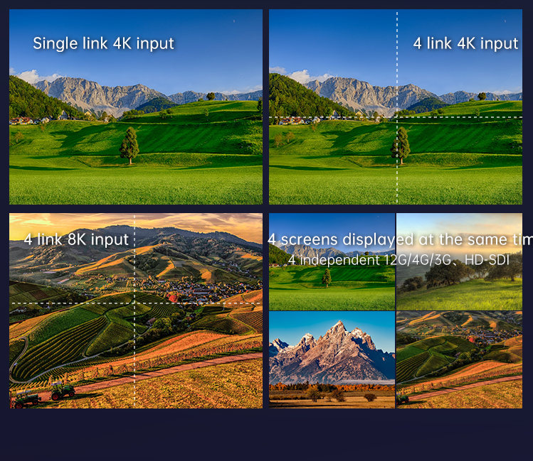 TYSTVideo Ultra-HD Director Monitor 12G-SDI Input/Output 32'' Large Screen Private Mold Support HDR mode/Gamma EOTF