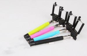China Z07-5s plus wired selfie stick clip Monopod camera Shutter Release cable take pole on sale