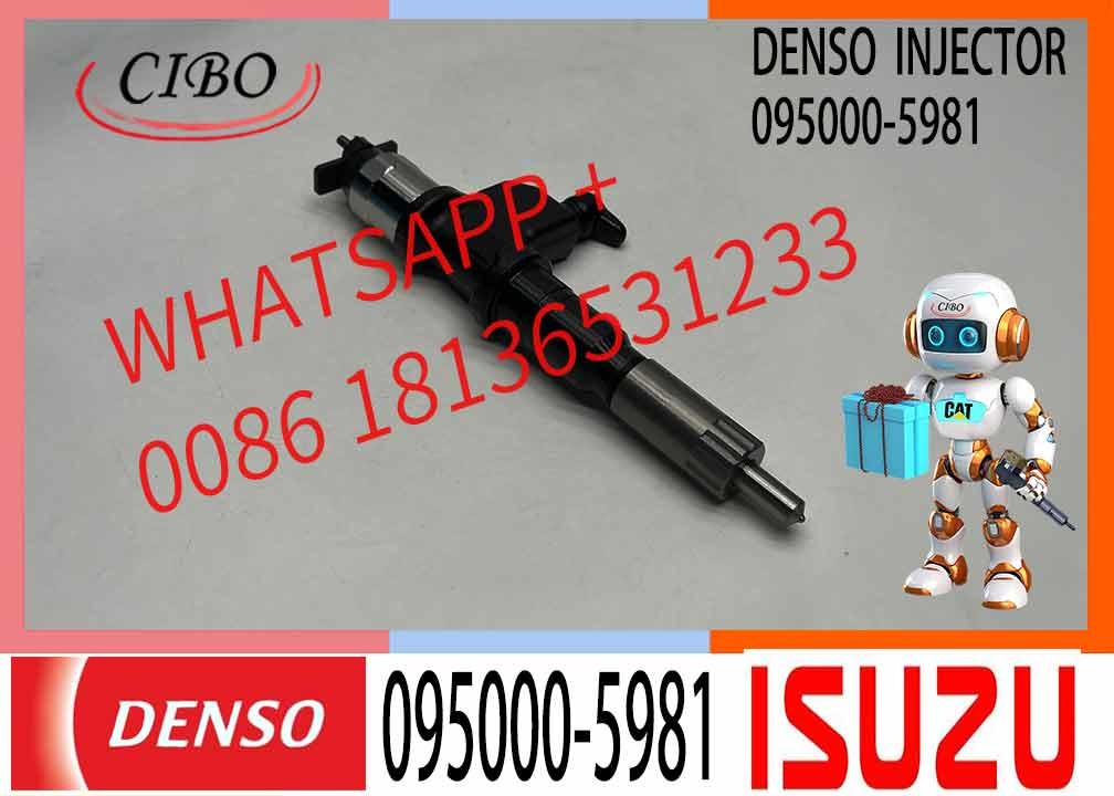 Neutral And New Common Rail Fuel Injector 095000-5981 8-97603099-1 For HI-ON 6WF1 6UZ1 Engine 0950005981 8976030991