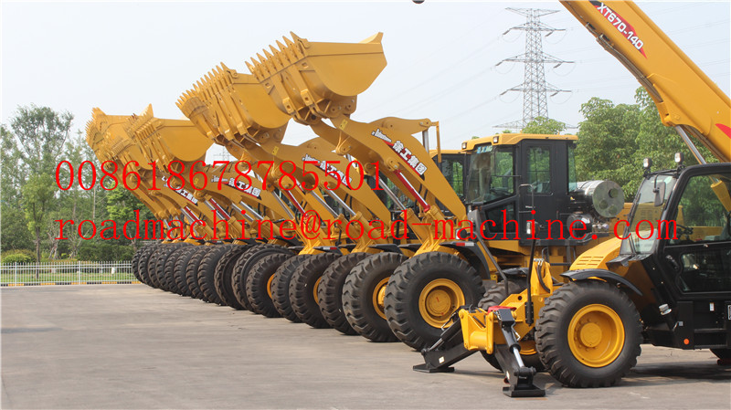 3.0M3 Small Wheel Loader XCMG 5ton 3cbm / 4cbm bucket ZL50G / ZL50GN Wheel Loader, Weichai Engine/ Shanghai Cat Engine