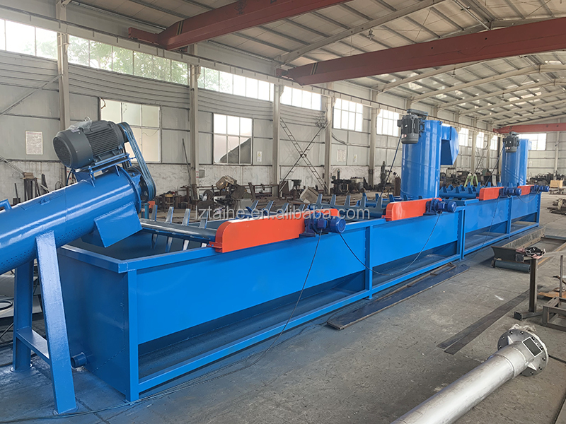 Floating Materials PP PE HDPE LDPE Washing Tank Plastic Crushing Recycling Machine Line