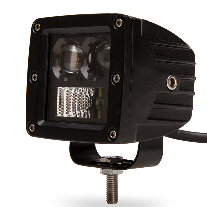 Square led work spot light for tractors 4X4,SUV PC lens HCW-L20302 7D