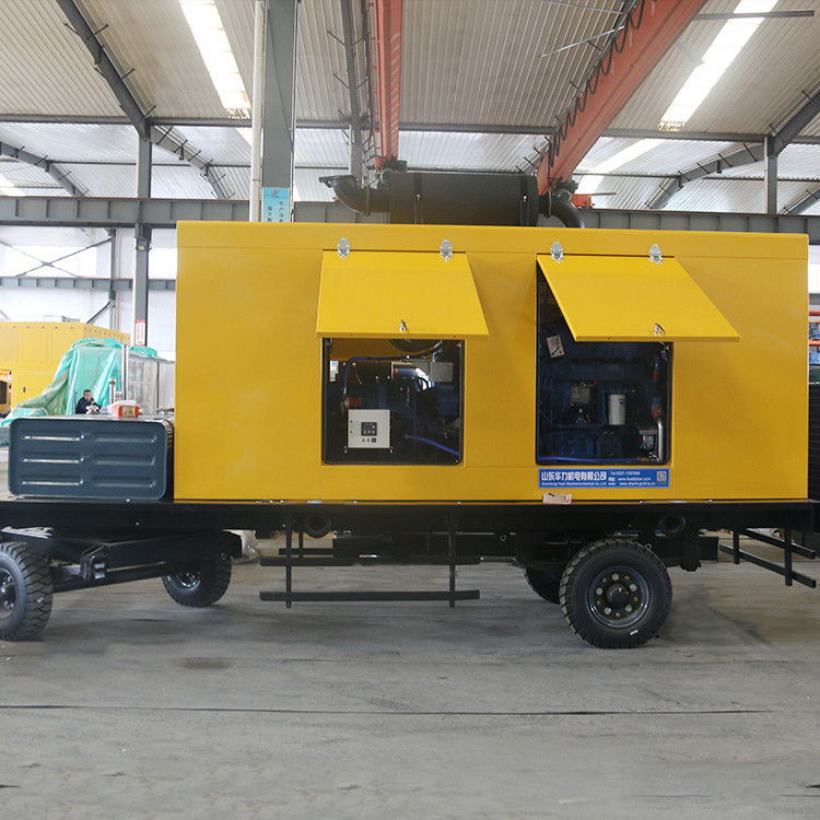 50HZ 60HZ Trailer Type Generator Water Cooling 125KW 150KVA 400V
