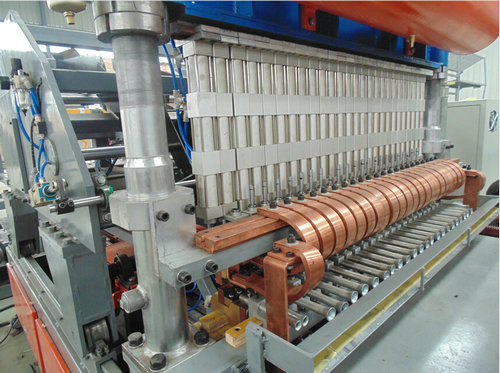 PLC Control 18 Tons Wire Mesh Welding Machine For Concrete Reinforcing Bar