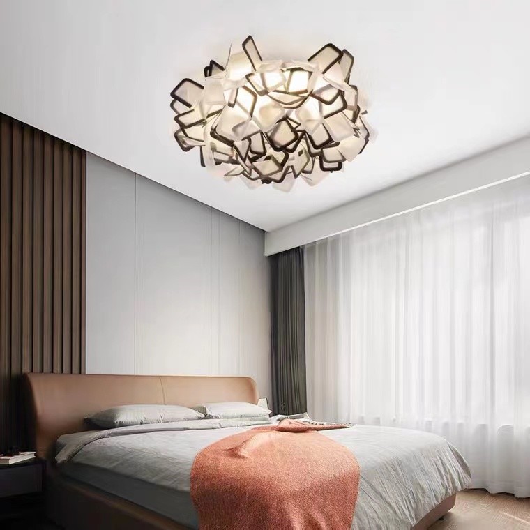 Contemporary Bedroom Living Room Indoor Light Decoration Round Modern Led Dimmable Ceiling Lamp