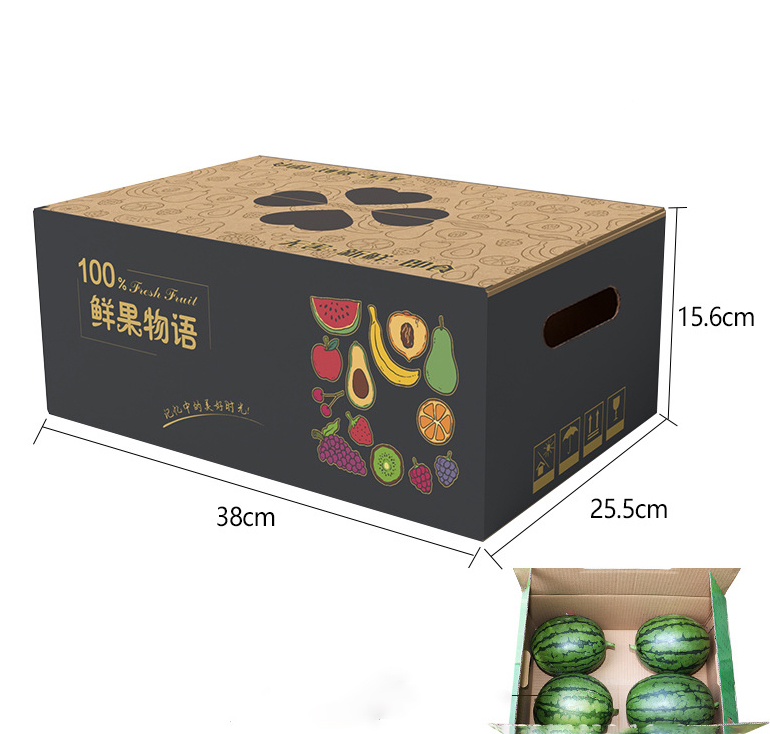 Corrugated Cardboard Fruit Vegetable Watermelon Pear Pineapple Orange Box Type Others