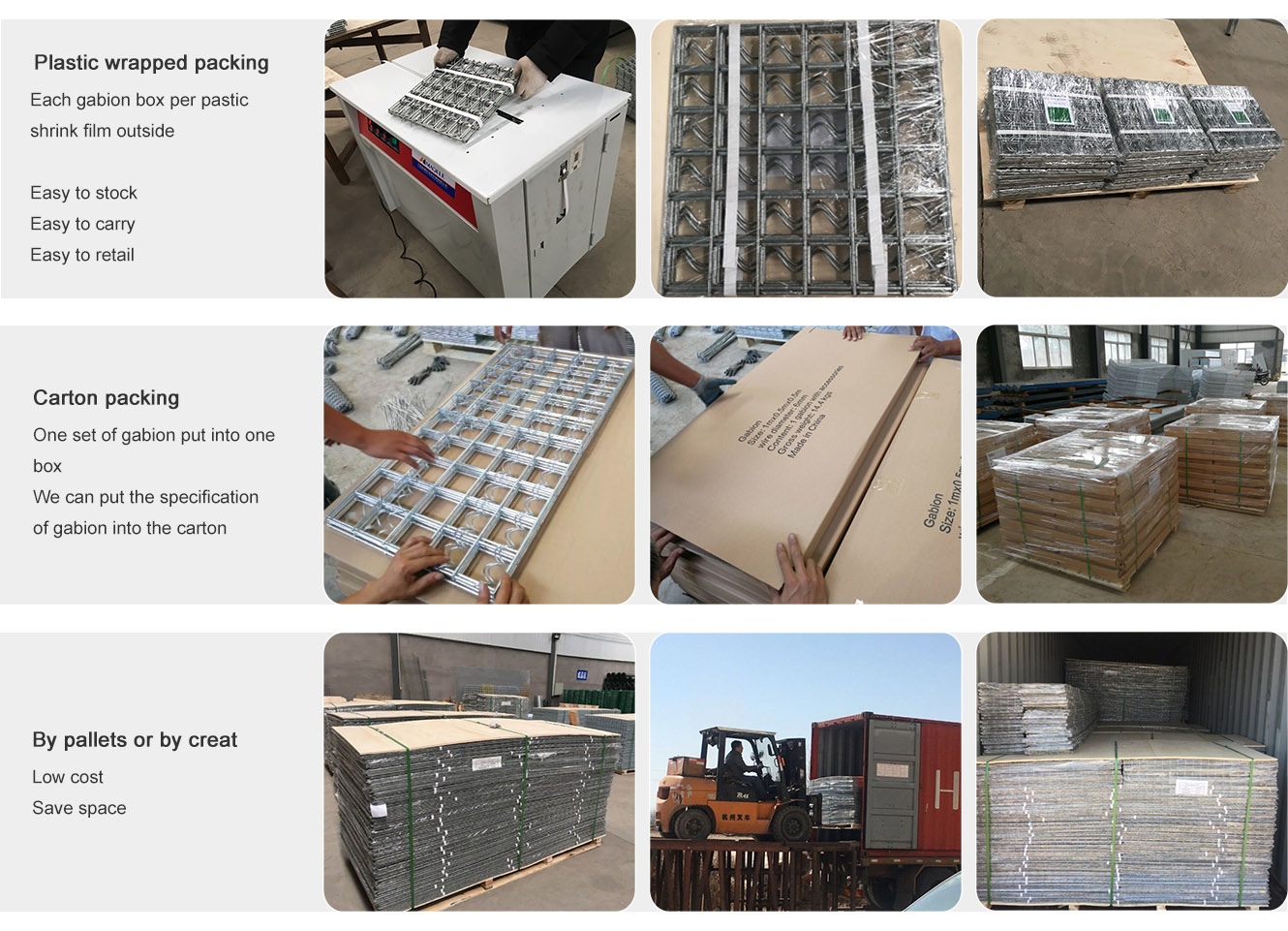 2 Cells Heavy Duty Welded Gabion Box Sizes 2x1x1m