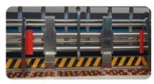 Lead Edge Rotary Die Cutting Machine Paperboard Carton Flexo Printing Slotting