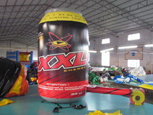 Customized inflatable replica advertising for festival promotional,inflatable beverage can,beer can
