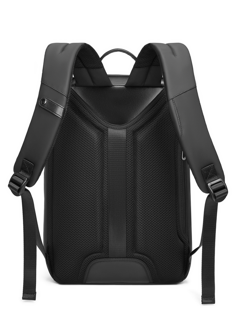 Polyester Black Anti Theft Waterproof Travel Laptop Backpack 20Litre