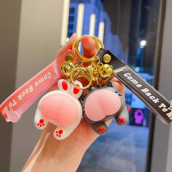 Cartoon And Modern Kawaii Car Keychain Accessories Purse Handbag Custom Keychain