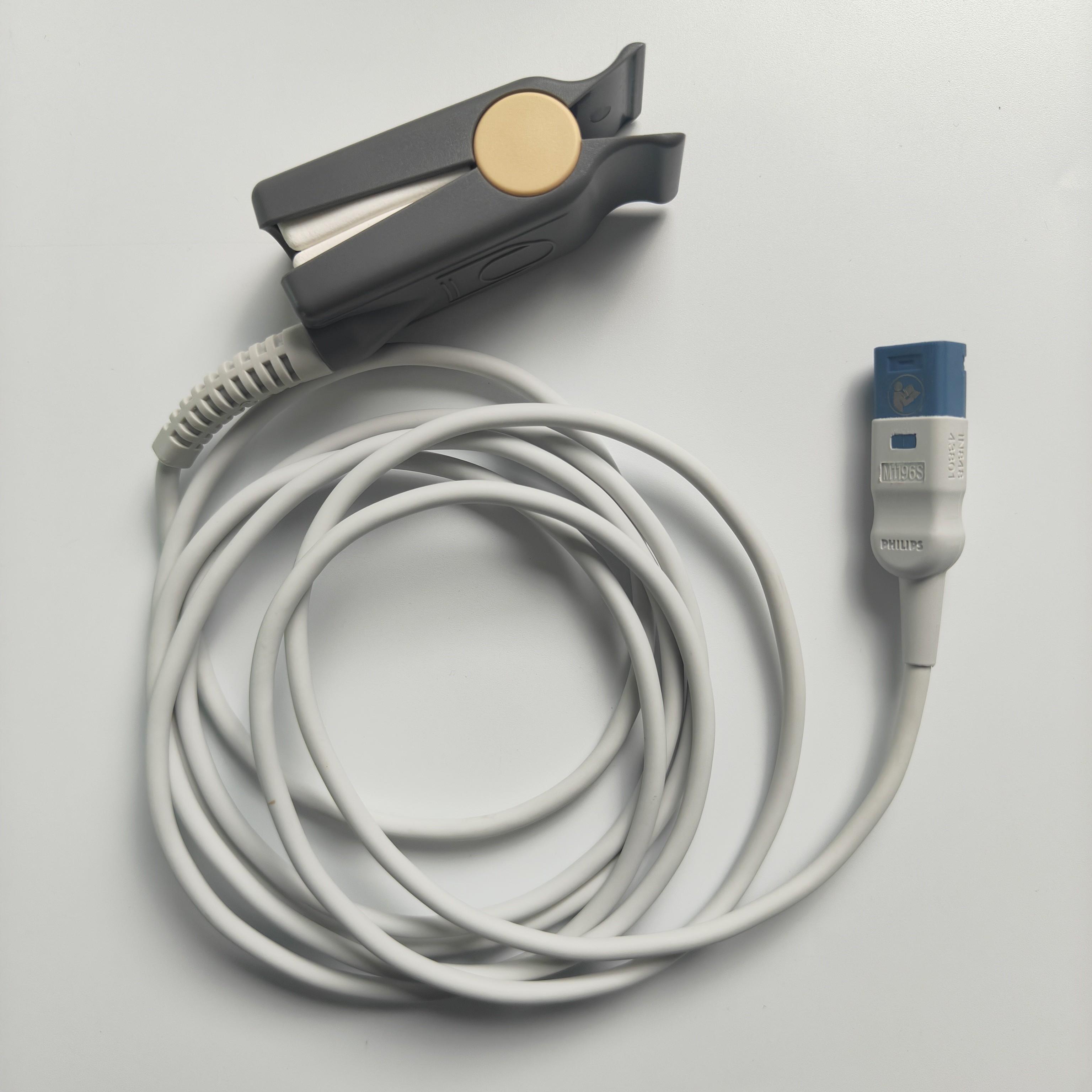 PHILIP Original M1196S Reusable Adult SpO2 Clip Sensor （2m） REF：989803174381